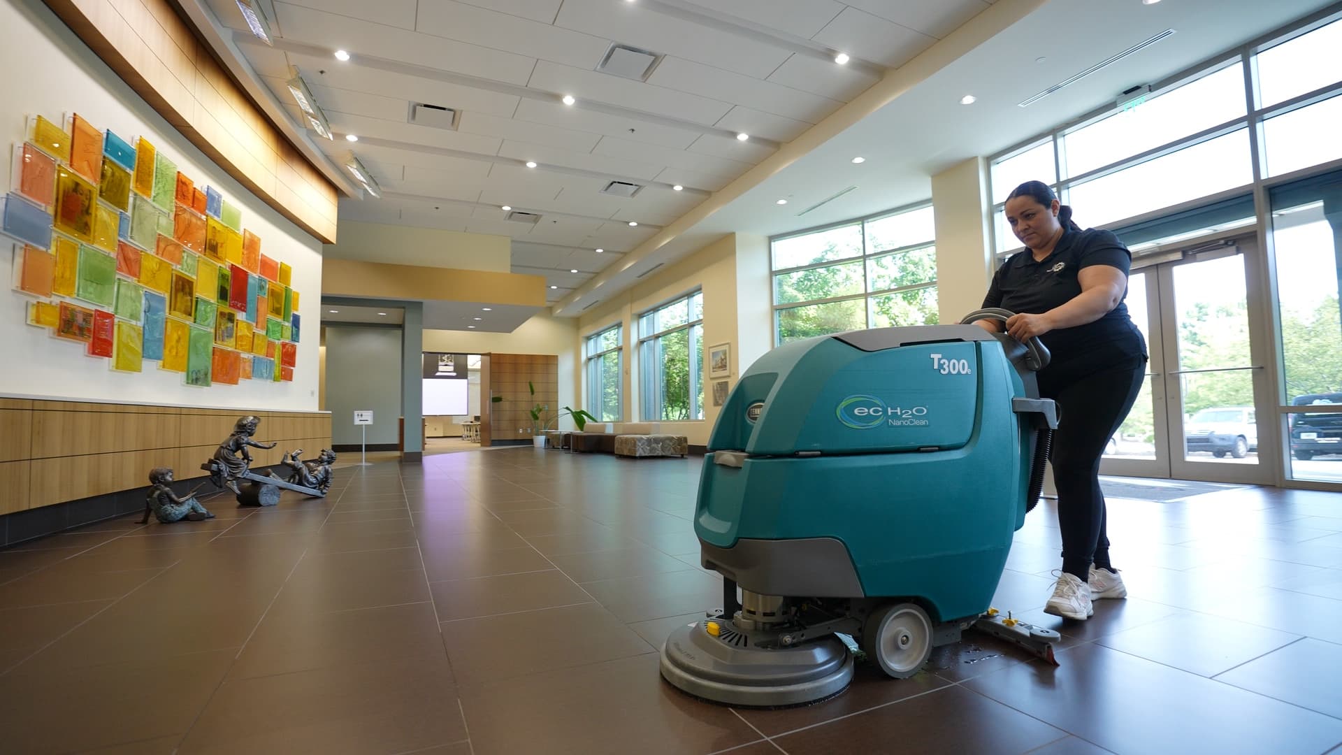 Millennium Facility Services team conducting a facility walkthrough